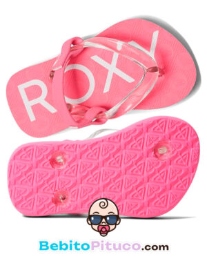 Sandalia Roxy Kids Rosa Bebito Pituco