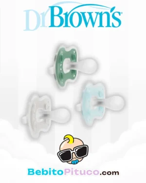 Dr. Brown´s | Set x3 Advantage One-Piece Silicone Pacifier